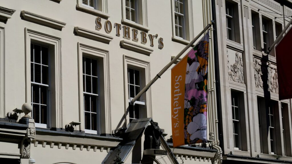Sotheby's auction house on New Bond Street, London