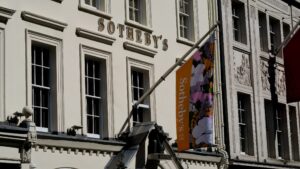 Sotheby's auction house on New Bond Street, London